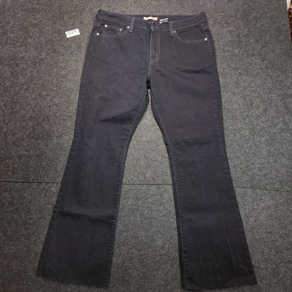Levi's 515 Boot Cut Black Denim Jeans Women's Size 14M